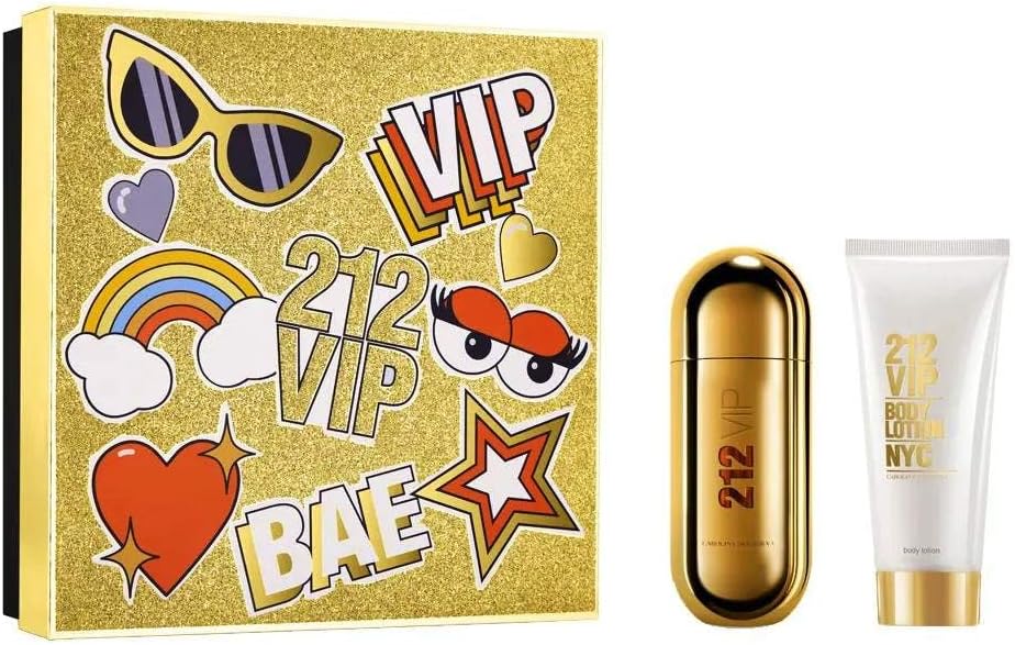 Set 212 VIP 2pzs 80ML EDP Spray / Body Lotion 100ml